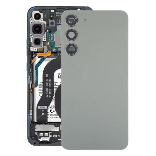 Rückseite des Batterieglases Samsung Galaxy S23+ SM-S916B mit Kameraglas (Grün)