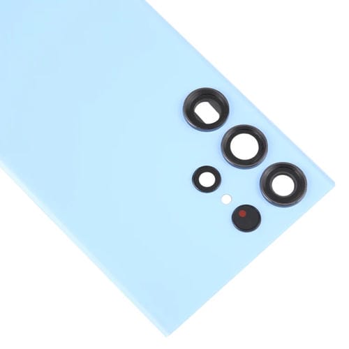 Tapa Trasera Vidrio Samsung Galaxy S23 Ultra SM-S918 con Lente de Cámara (Azul)