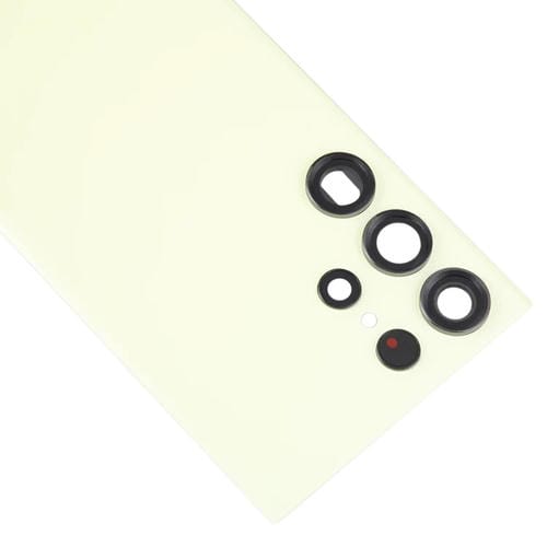 Back Battery Cover Glass Samsung Galaxy S23 Ultra SM-S918 with Camera Lens (Yellow)