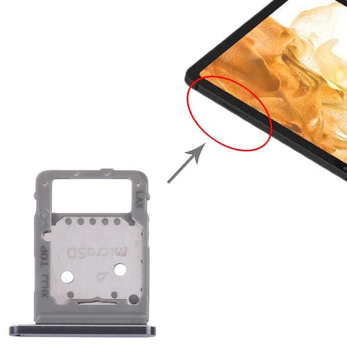Vassoio Scheda SIM + Micro SD Samsung Galaxy Tab S8 SM-X700 (Nero)
