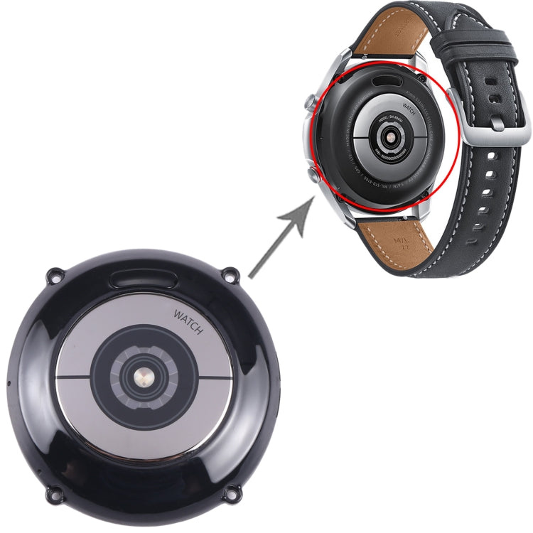 Carcasa Trasera con Sensor Cardíaco y Carga Inalámbrica Samsung Galaxy Watch 3 41mm SM-R850 (Negro)