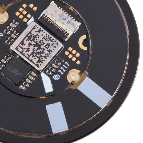 Couvercle arrière en verre Samsung Galaxy Watch 4 Classic SM-R880/R890 avec fréquence cardiaque