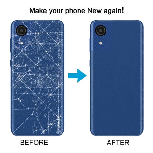 Tampa Traseira da Bateria Samsung Galaxy A03 Core SM-A032F (Azul)