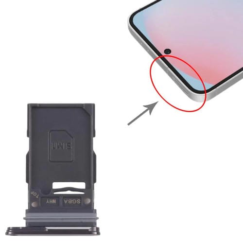 SIM Card Tray Samsung Galaxy S24 FE SM-S721B (Black)