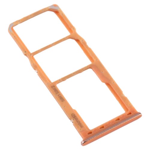 Plateau de carte SIM et Micro SD Samsung Galaxy A20 A30 A50 (Orange)