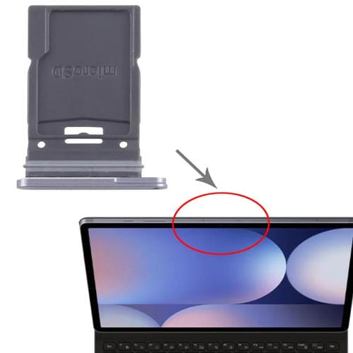 Micro SD tray Samsung Galaxy Tab S10+/S10 Ultra SM-X820/X920 (Gray)