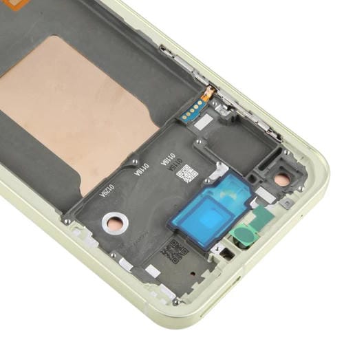 Écran LCD OLED numériseur complet avec cadre Samsung Galaxy A55 SM-A556B (Vert clair)