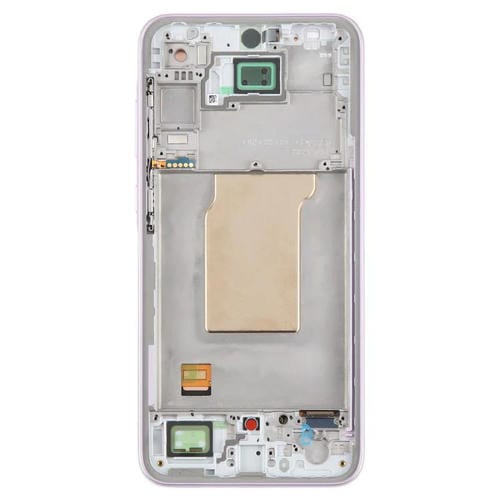 Ecrã LCD OLED Digitalizador Completo com Moldura Samsung Galaxy A35 SM-A356B (Rosa)