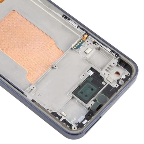 Ecrã LCD OLED Digitalizador Completo com Moldura Samsung Galaxy A35 SM-A356B (Azul)