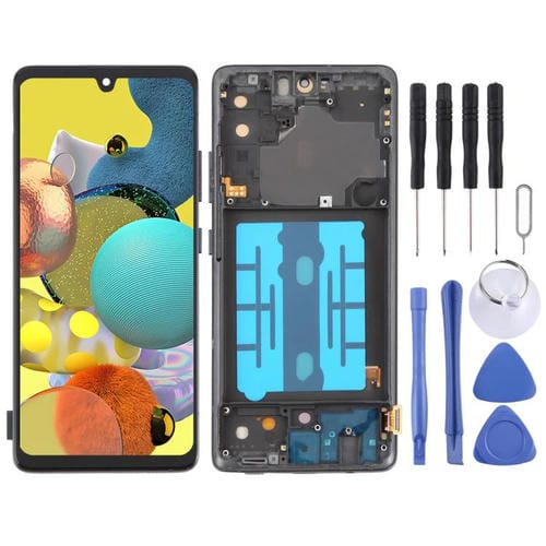 Écran OLED de 6,36" avec cadre pour Samsung Galaxy A51 5G SM-A516 (Noir)