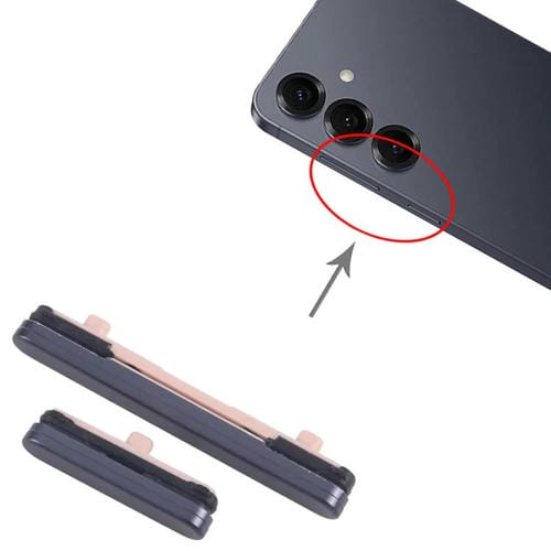 Botões de Energia e Volume Samsung Galaxy S25 SM-S931B (Preto) (10 Unidades)