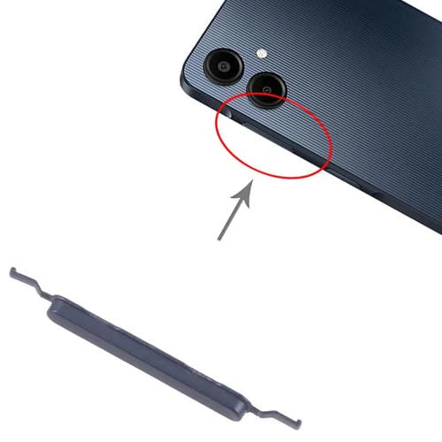 Lautstärkeregelungstasten Samsung Galaxy A06 SM-A065F (Schwarz) (10 Stück)