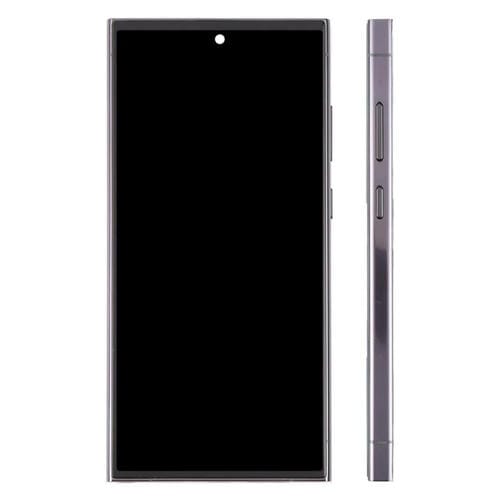 Pantalla LCD TFT de 6,72 pulgadas para Samsung Galaxy S23 Ultra SM-S918B, digitalizador completo con marco, sin identificación de huellas dactilares (negro)