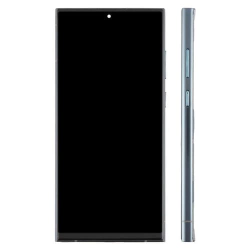 Pantalla LCD TFT de 6,72 pulgadas para Samsung Galaxy S22 Ultra SM-S908B, digitalizador completo con marco, sin identificación de huellas dactilares (verde)
