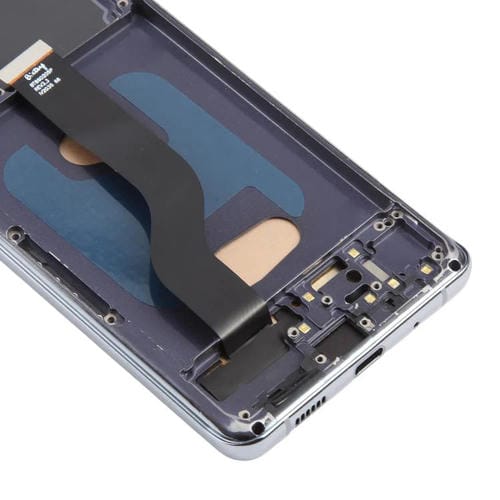 Pantalla LCD TFT de 6,58 pulgadas para Samsung Galaxy S20+ SM-G985F, digitalizador completo con marco, sin identificación de huellas dactilares (gris)