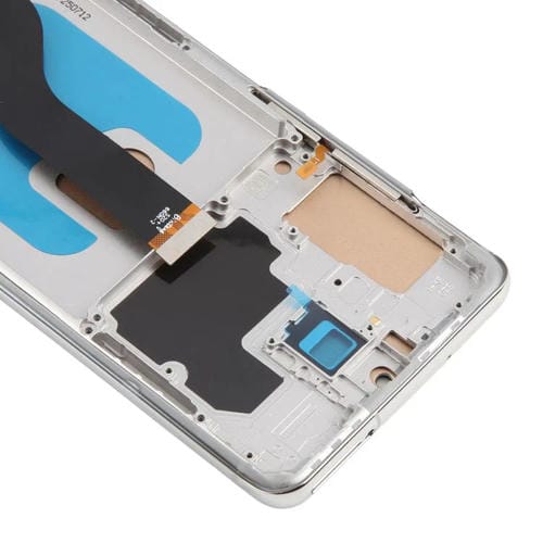 Pantalla LCD TFT de 6,58 pulgadas para Samsung Galaxy S20+ SM-G985F, digitalizador completo con marco, sin identificación de huellas dactilares (plateado)