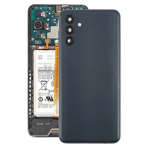 Carcasa trasera con tapa para lente de cámara (gris) para Samsung Galaxy A04s SM-A047F