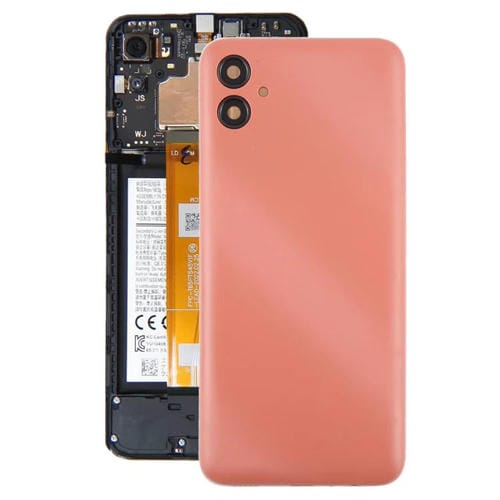 Carcasa trasera con tapa para lente de cámara para Samsung Galaxy A04e SM-A042F (rosa)