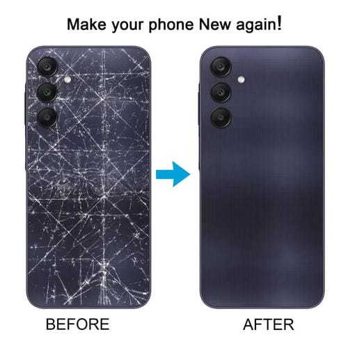 Carcasa trasera para Samsung Galaxy A25 5G SM-A256B (negra)