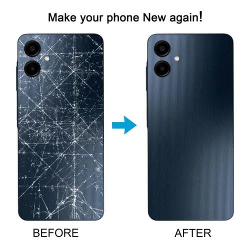 Carcasa trasera para Samsung Galaxy A06 SM-A065F (negra)