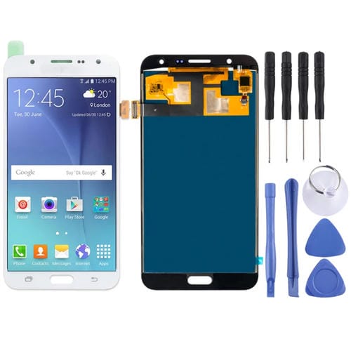 LCD-Bildschirm TFT Samsung Galaxy J7 J700 (Weiß)