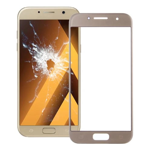 Front Screen Glass Lens Samsung Galaxy A5 A520 (Gold)