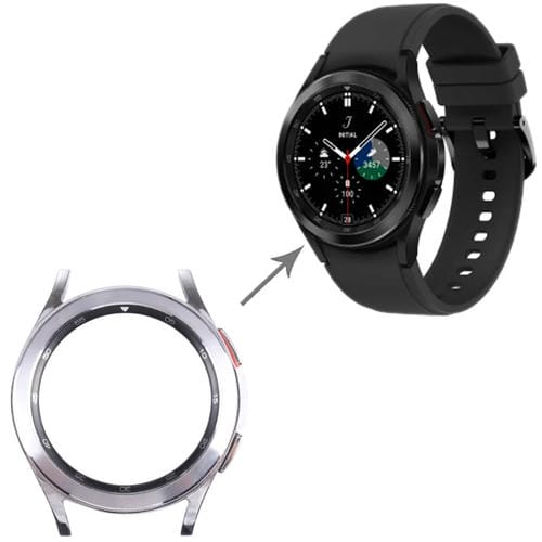 Placa de Bisel Pantalla LCD Samsung Galaxy Watch 4 Classic 42mm SM-R880 (Plata)
