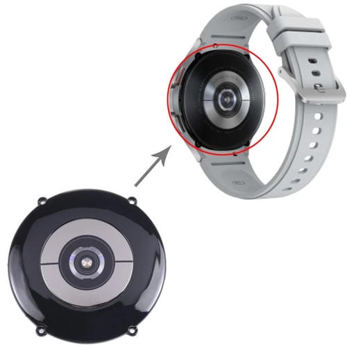 Rückseitiges Gehäuse mit Sensor und kabellosem Laden Samsung Galaxy Watch 4 Classic (SM-R890/R895) 46mm