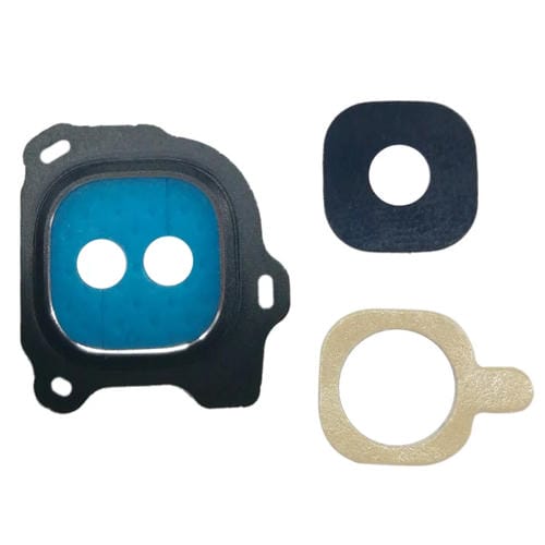 Copertura Obiettivo Fotocamera Samsung Galaxy J6 - (10 Pezzi) (Nero)