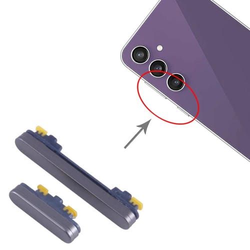 Bouton d'alimentation et de volume Samsung Galaxy S23 FE SM-S711B (10 pièces) (Noir)