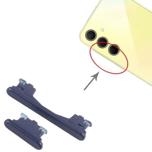 Botões de Energia e Volume Samsung Galaxy A35 SM-A356B (10 Peças) (Preto)