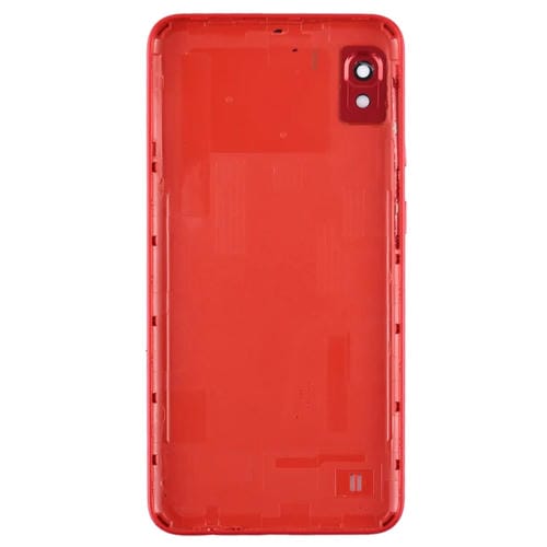 Cubierta de Batería Samsung Galaxy A10 SM-A105 Tapa Trasera con Lente y Teclas (Rojo)