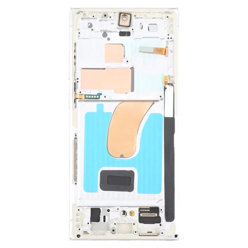 Pantalla Completa OLED 6,78 Pulgadas Samsung Galaxy S23 Ultra 5G SM-S918B EU Edition con Marco (Plateado)