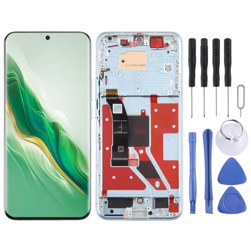 Pantalla Completa Original Honor Magic 6 con Marco (Azul)