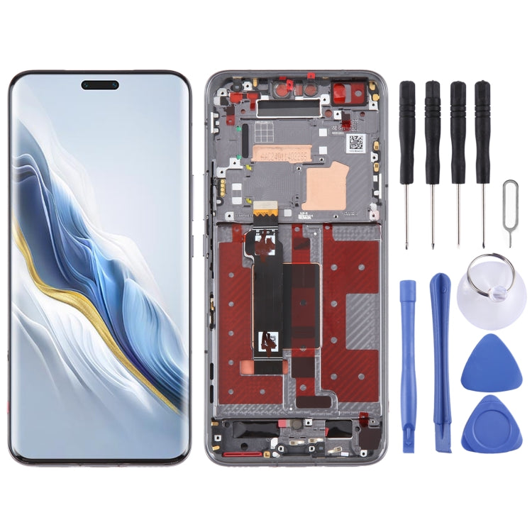 Pantalla Completa Original con Marco Honor Magic 6 Pro (Negro)