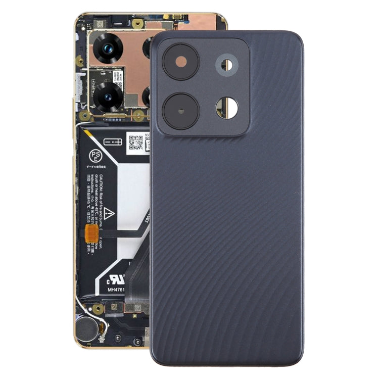 Rückseite des Akkudeckels Infinix Smart 7 X6515 (Schwarz)