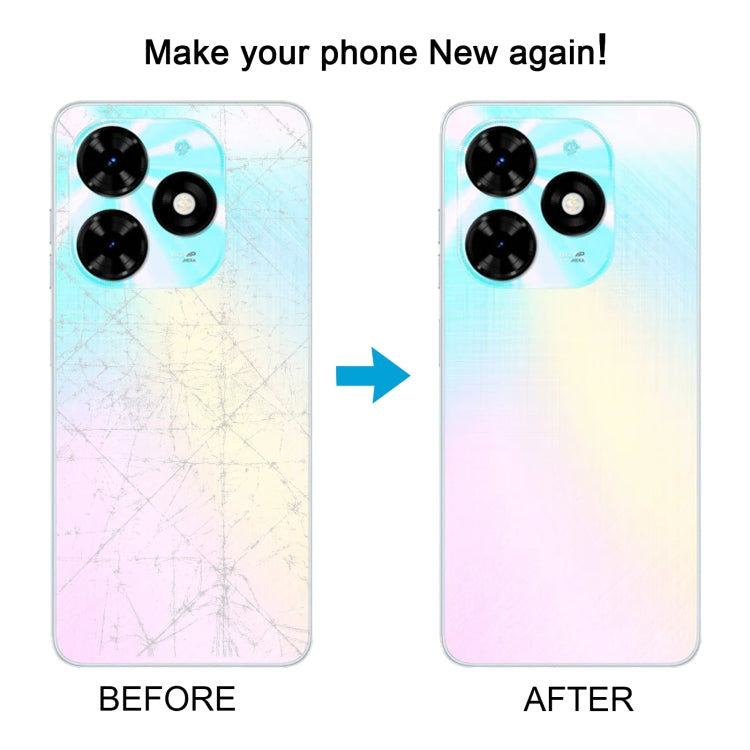 Coperchio Posteriore della Batteria Tecno Spark 20C Copertura Funzione Originale (Nero)