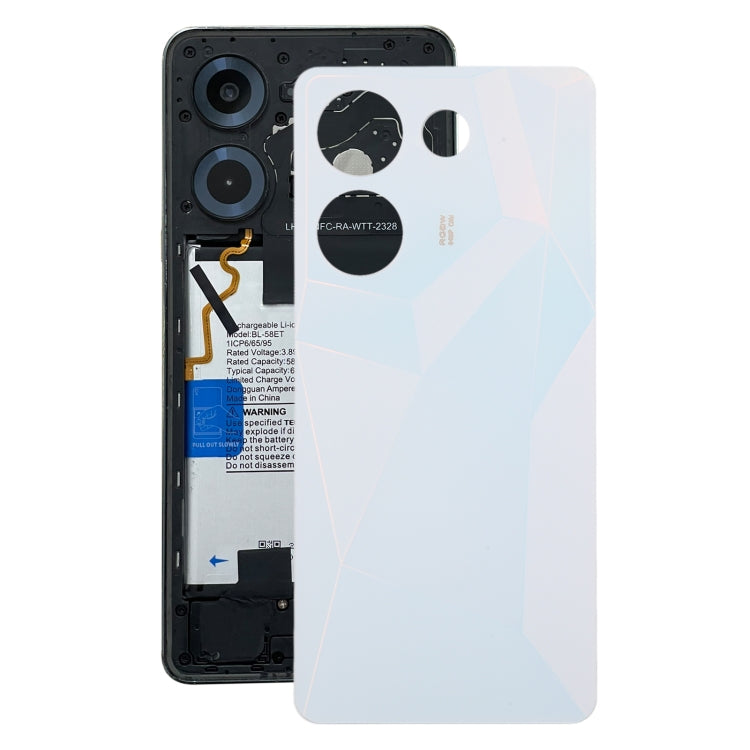 Couvercle arrière de batterie Tecno Camon 20 Pro (Blanche) Original