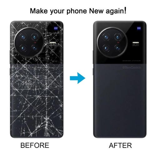 Rückseite Batterieabdeckung Vivo X90 (Blau)