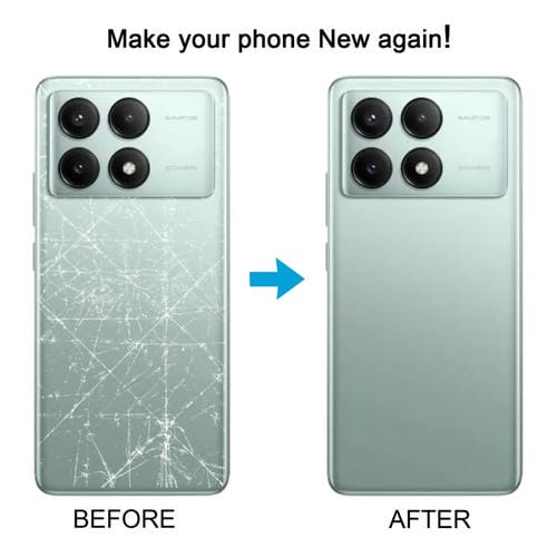 Tapa Trasera de Batería Xiaomi Redmi K70E (Negro)