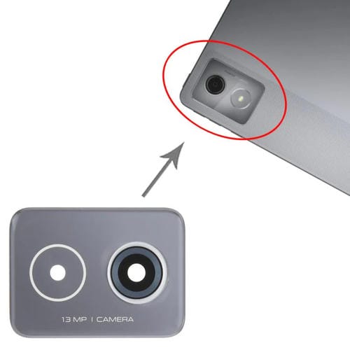 Lente de Câmara Traseira Lenovo Tab K11 Plus Tb352Fu (Preto) Original