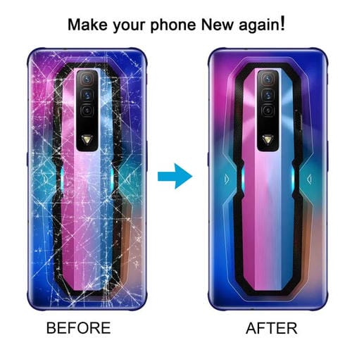 Coperchio Posteriore in Vetro Batteria ZTE Nubia Red Magic 7 Nx679J (Nero)