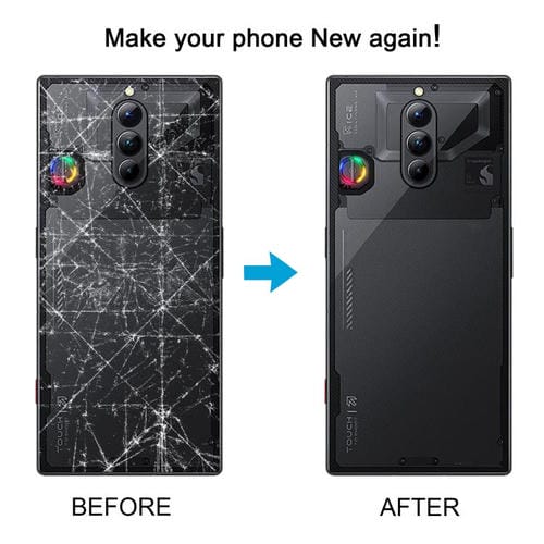 Tapa Trasera de Batería de Vidrio Transparente ZTE Nubia Red Magic 8S Pro Nx729J