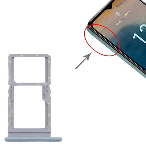 SIM Card Tray Original Nokia G22 + Micro SD Tray (Blue)