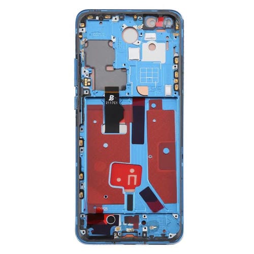 Écran complet TFT Huawei P40 Pro avec cadre sans identification d'empreintes digitales (bleu)