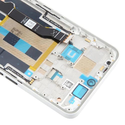 Full Screen Original AMOLED Nothing Phone 3A A059 with Frame (White)