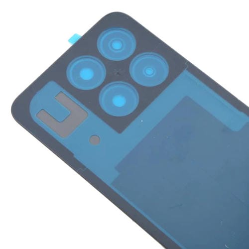 Coque arrière en plastique avec couvercle d'objectif d'appareil photo Zte Blade A35 Z2453 (Noir)