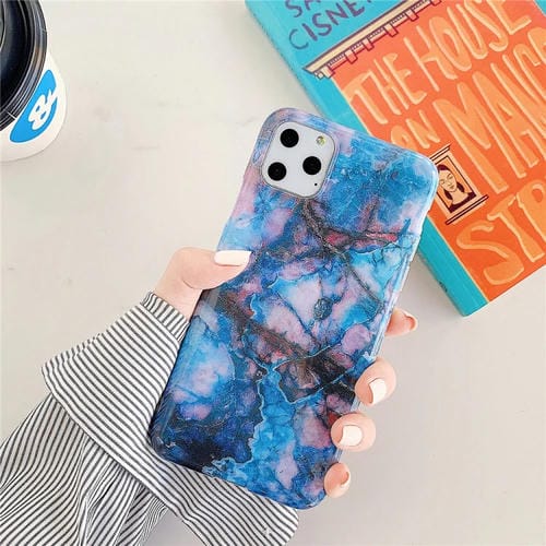 Funda para iPhone 12 Pro Max TPU Smooth Marbled Imd Piedra Pómez F17