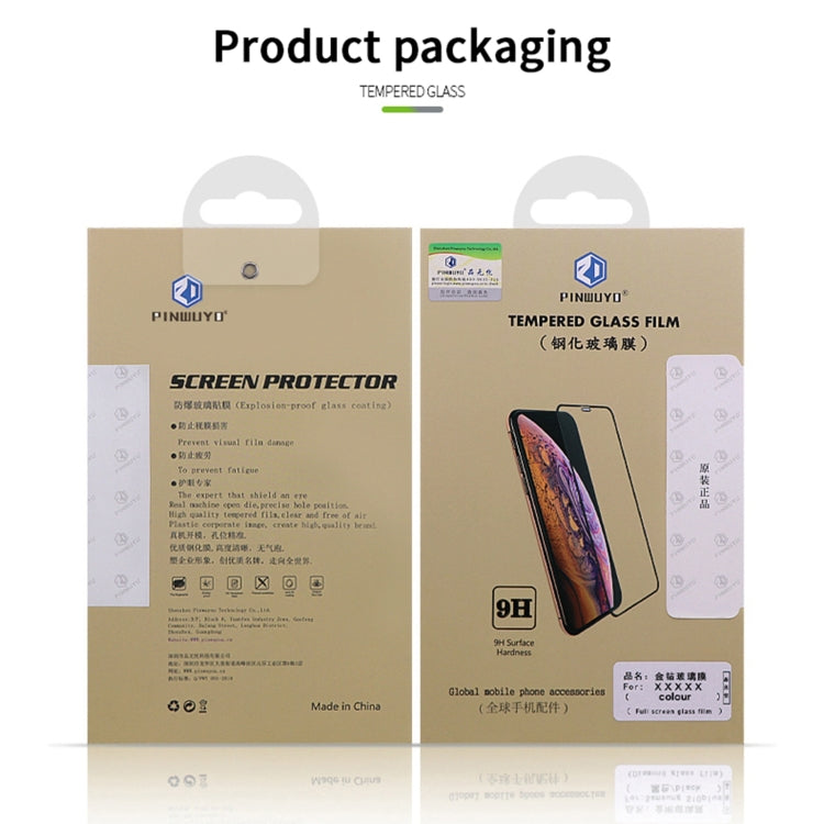 Para Huawei P SMART 2021 PINWUYO 9H 2.5D Película de vidrio templada de pantalla completa (Negro)