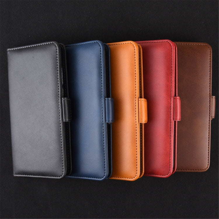 Para Nokia 3.4 Estuche de cuero abatible horizontal con hebilla magnética de doble cara con soporte, ranuras para tarjetas y billetera (negro)